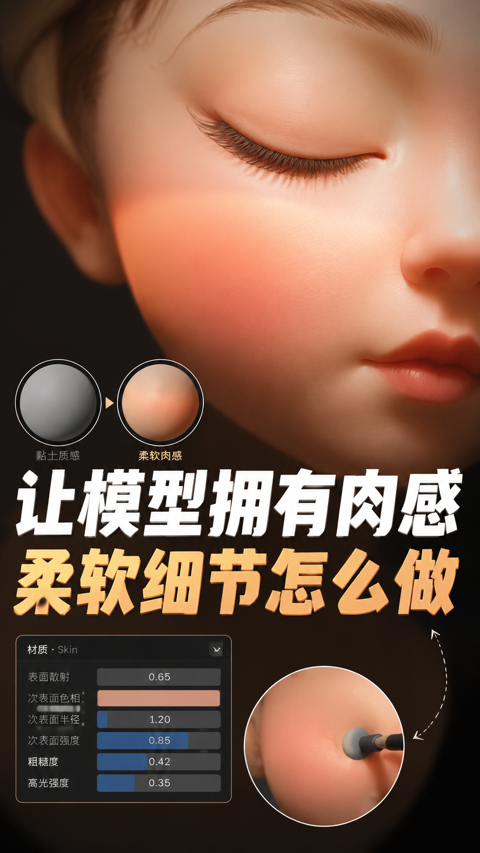 Blender如何让你的模型拥有“肉感”
