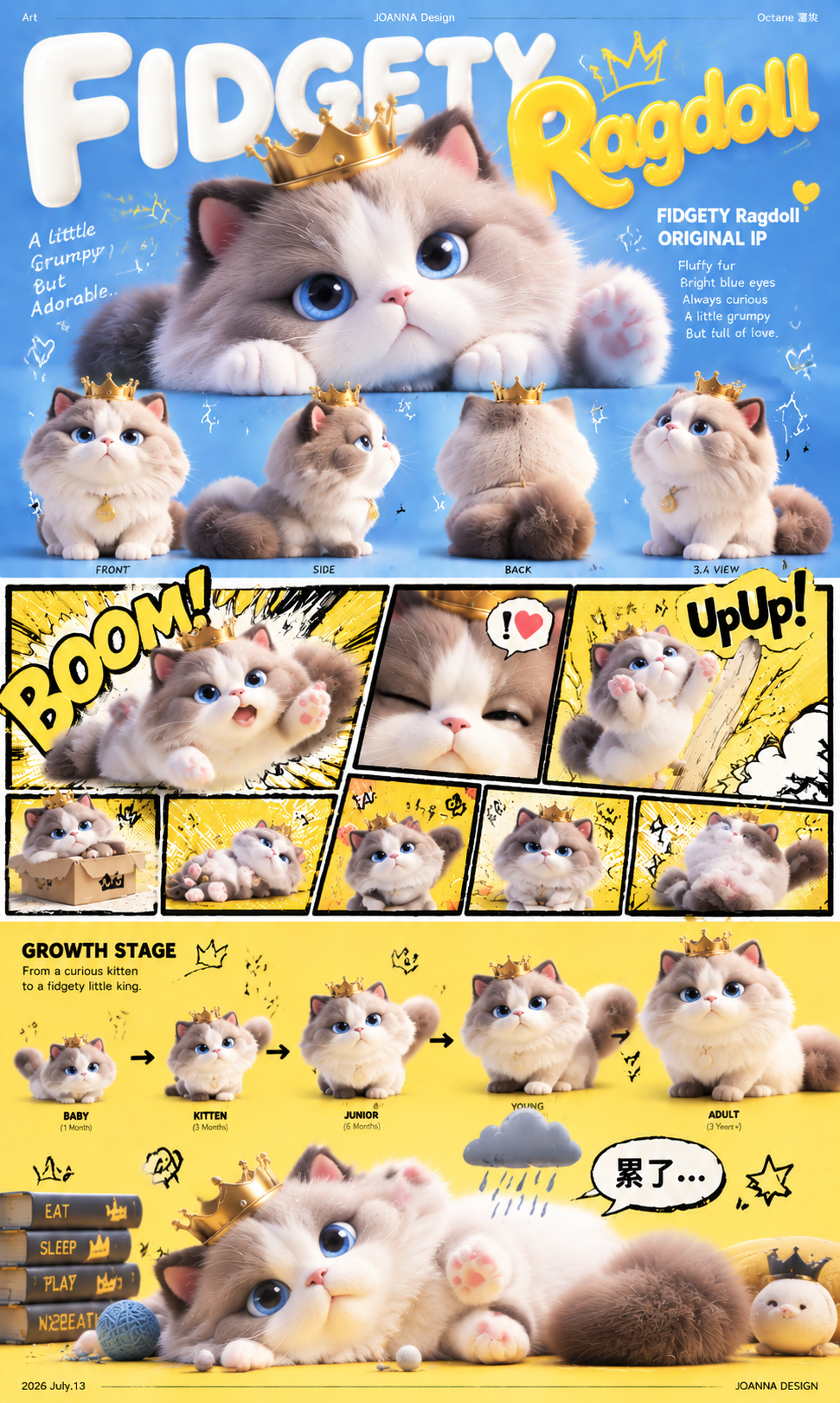 FIDGETY Ragdoll・绒绒幻宠