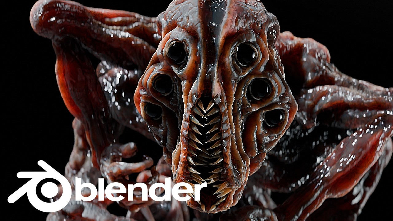 《Blender怪兽特效教程》