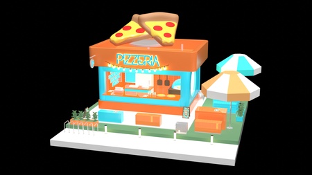 迷你披萨店场景