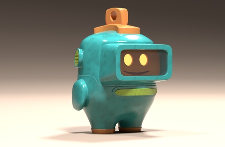 建模：可爱机器人